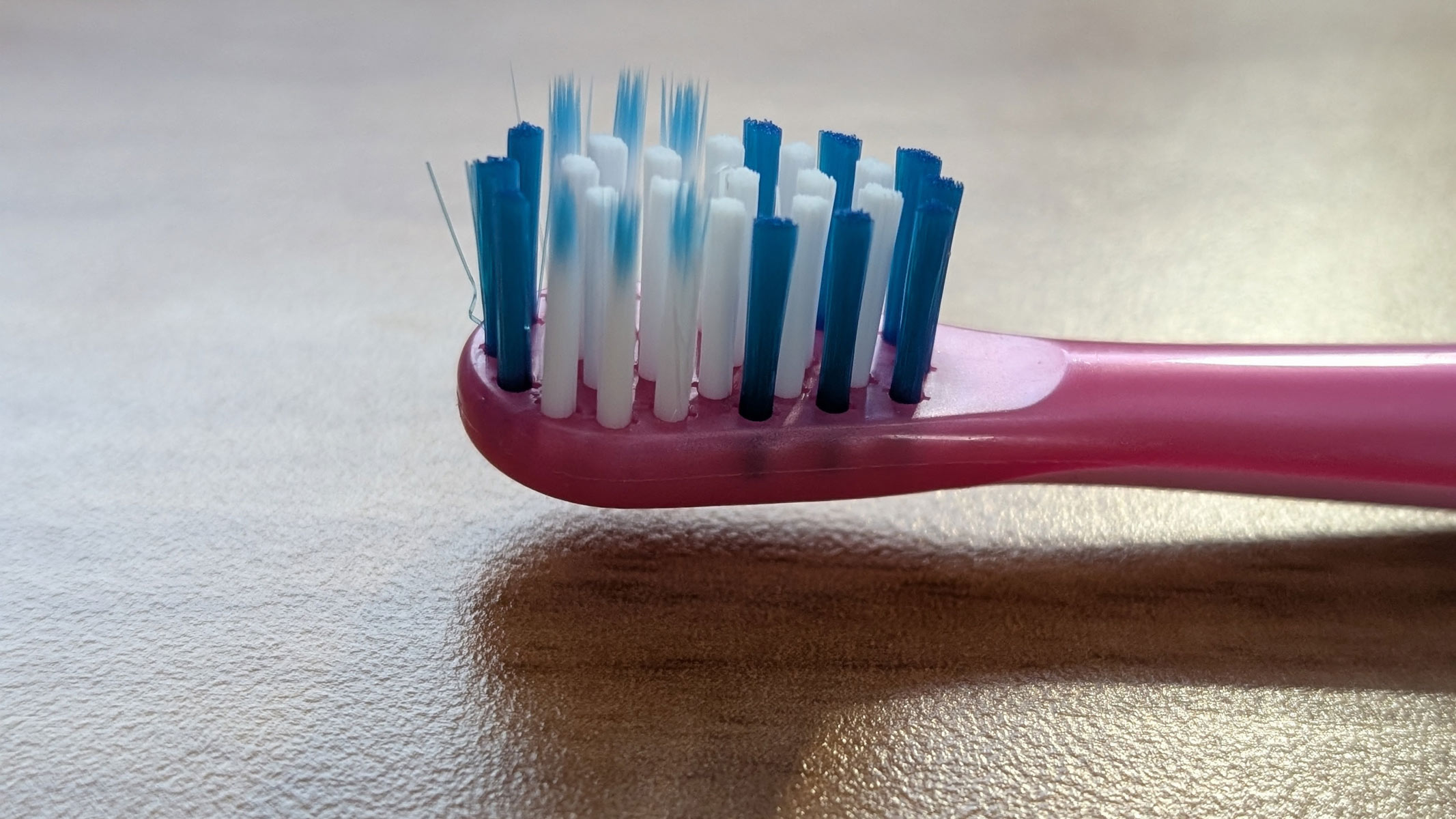 Colgate Kids Battery Powered Toothbrush, a close-up photo of the brush head